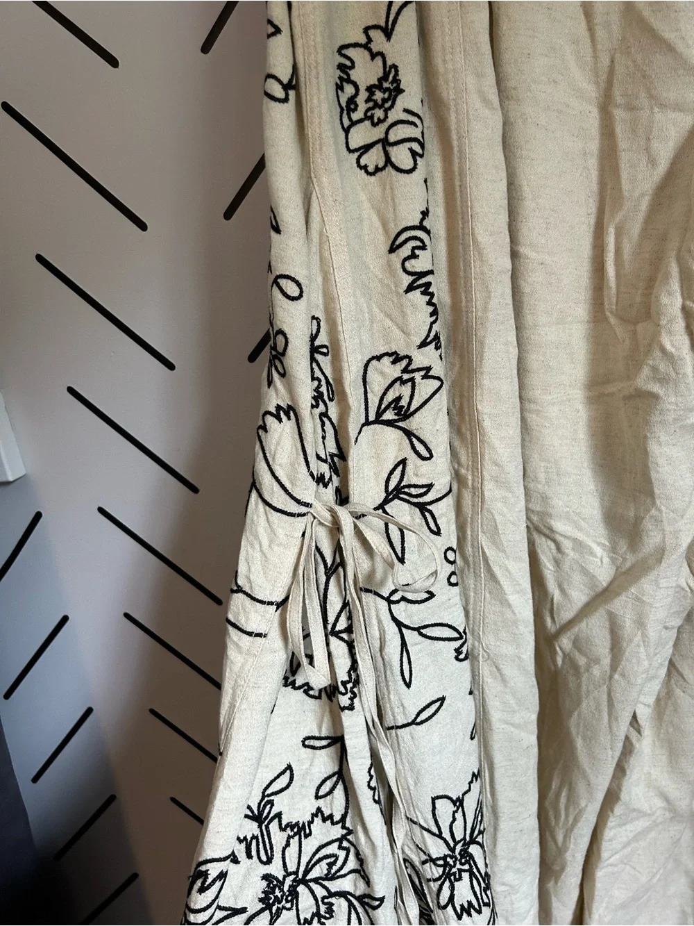 NWOT free people What You Know Embroidered Wide-Leg Pants - Picture 14 of 15